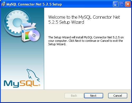 Connector/Net Windows Installer - Welcome