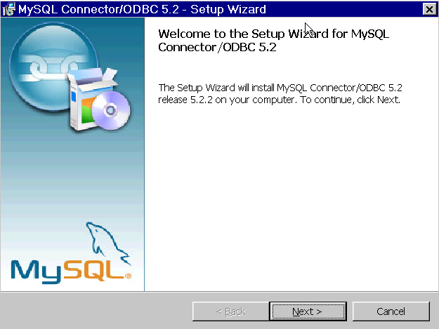 Connector/ODBC Windows Installer - Welcome
